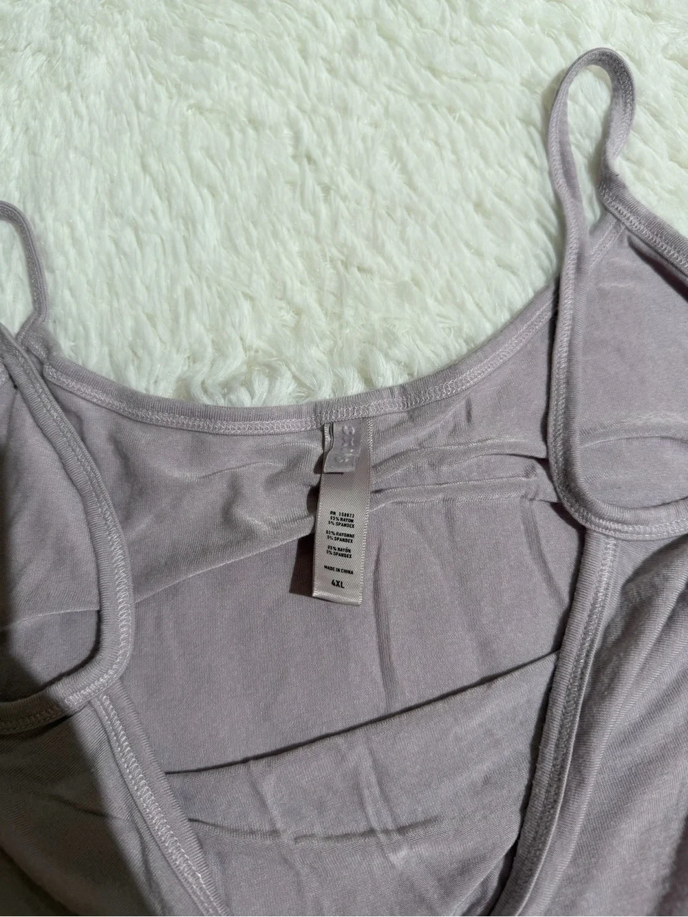 SKIMS 3X / 4X Matching Lounge Set Shorts Tank Top Purple Lavender Soft Comfortab